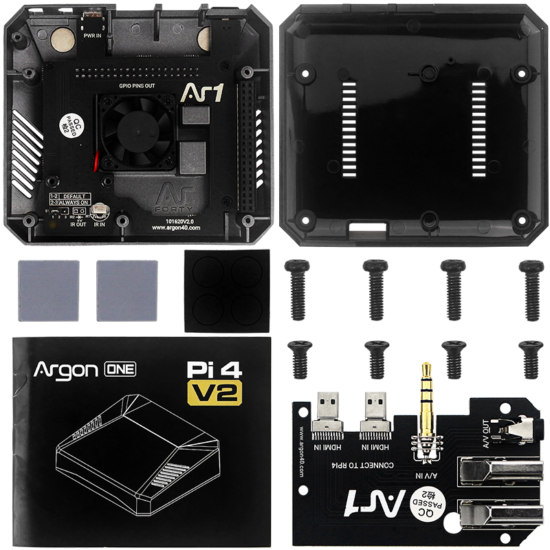 Carcasa de aluminio para Raspb - Argon One V3 M.2 Nvme Case reseña y precio
