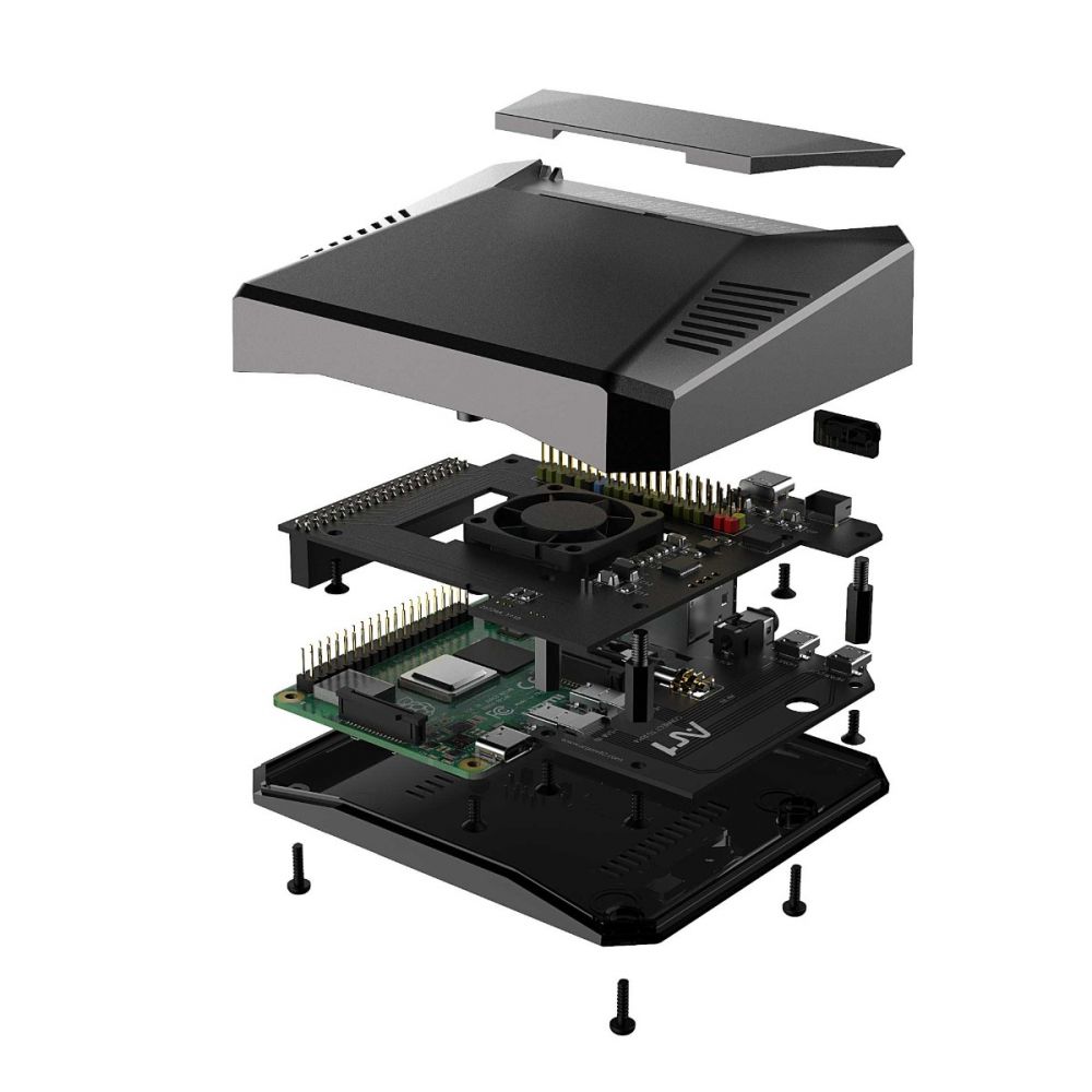 Carcasa de aluminio para Raspb - Argon One V3 M.2 Nvme Case reseña y precio